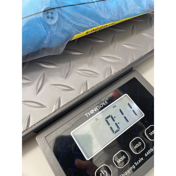 Belle by Kim Gravel Primabelle Knit Henley Top Womens XL Ocean Reef Cotton NEW - Picture 7 of 7